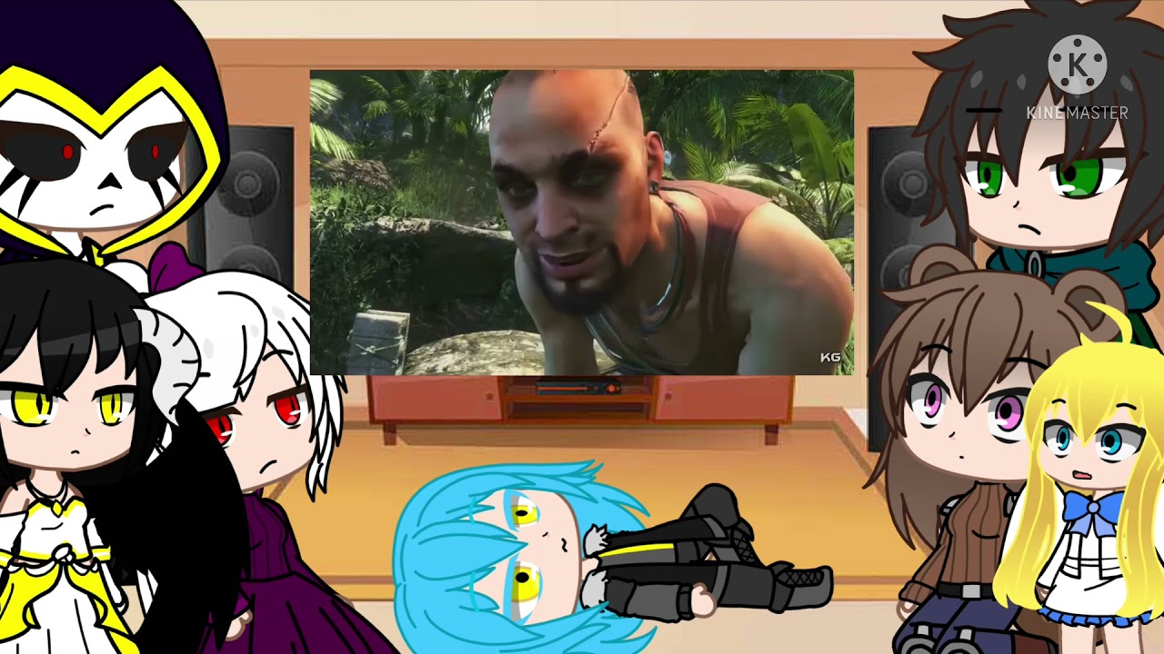 Реакция оверлорд + герой щита + Римуру на Ваас FarCry 3