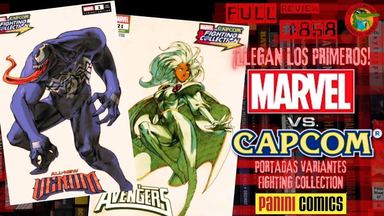 MARVEL VS CAPCOM Fighting collection ALL-NEW VENOM y The AVENGERS PANINI M&eacute;xico Full review #858