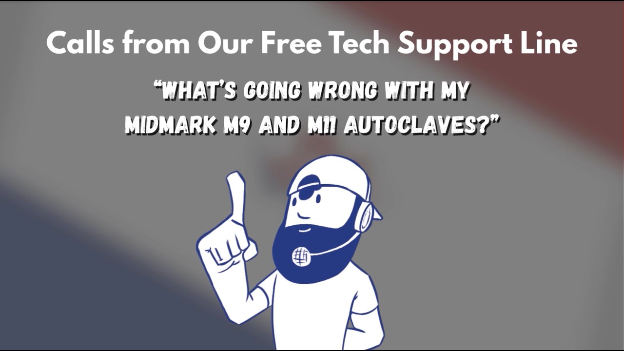 Free Tech Support Call for Issues with Midmark M9 and M11 Autoclaves