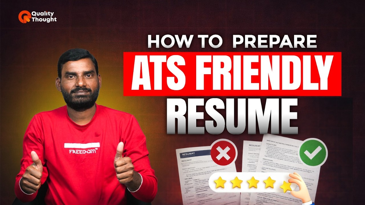 How to Create an ATS-Friendly Resume for Testing Tools Training (Get Hired Fast!) | Quality Thought