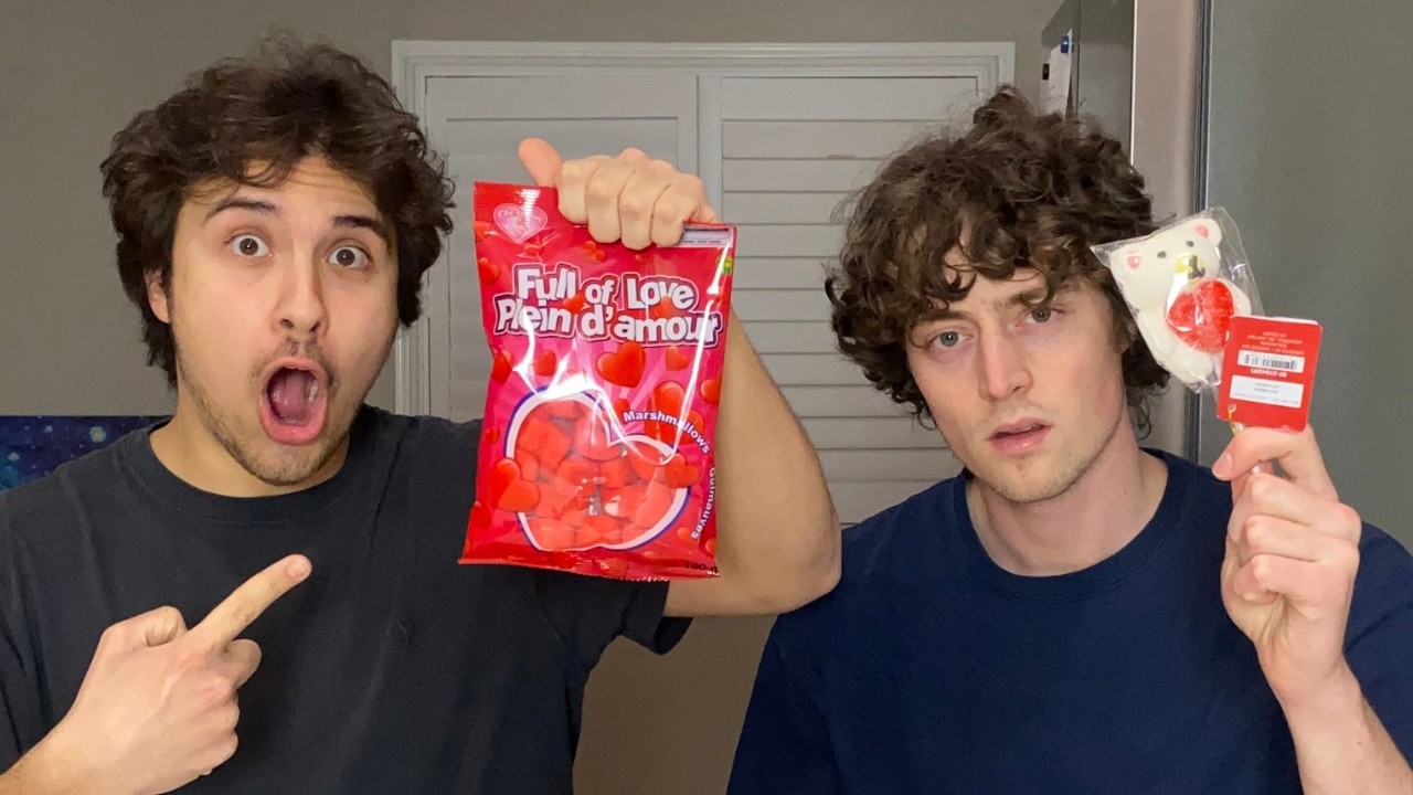 Trying Dollar Store Valentines Day Candy... Will We Be Single?