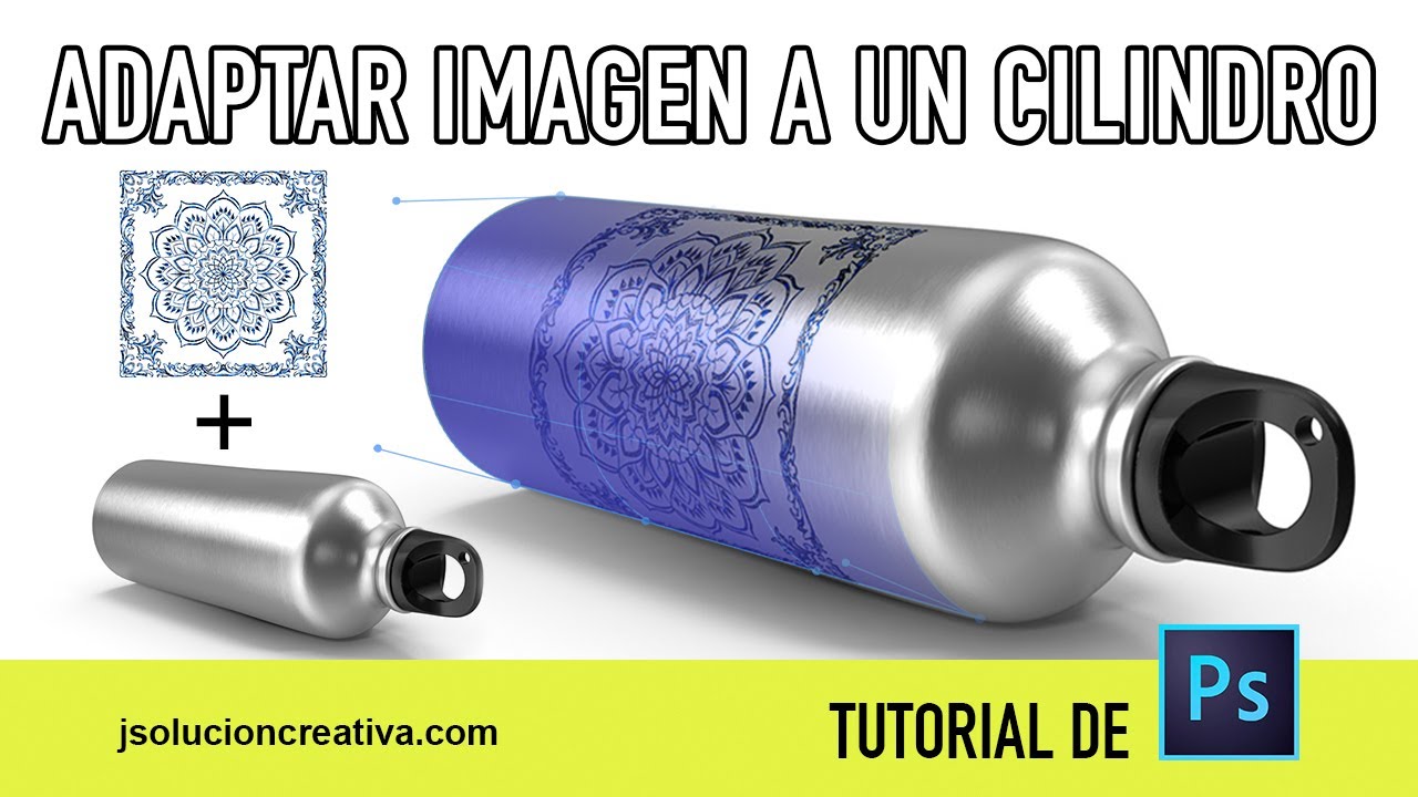 Cómo adaptar una imagen a una superficie redonda (cilindro o cono) con Photoshop