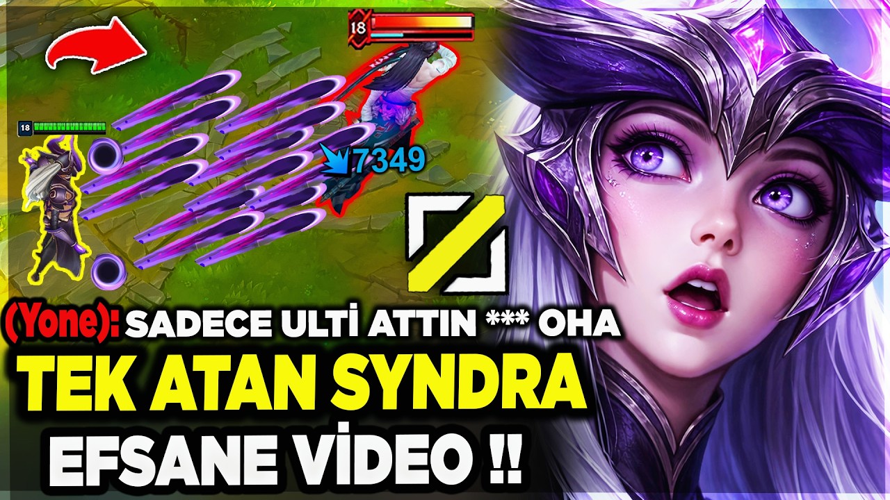 OHAA !! ULTİ ATTIĞIM HERKES ERİYOR !! TEK ATMA MAKİNESİ SYNDRA !!