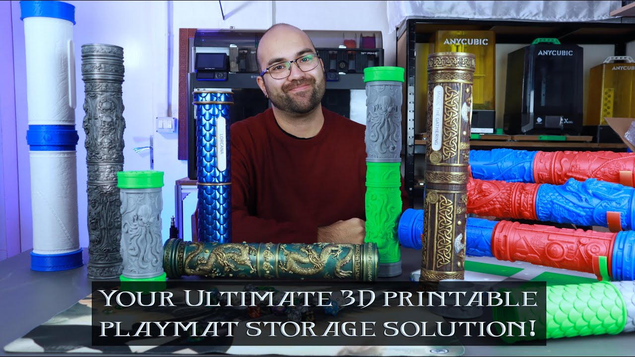Your ULTIMATE 3D Printable Playmat Tube! – Kickstarter Recap & Big Thanks!