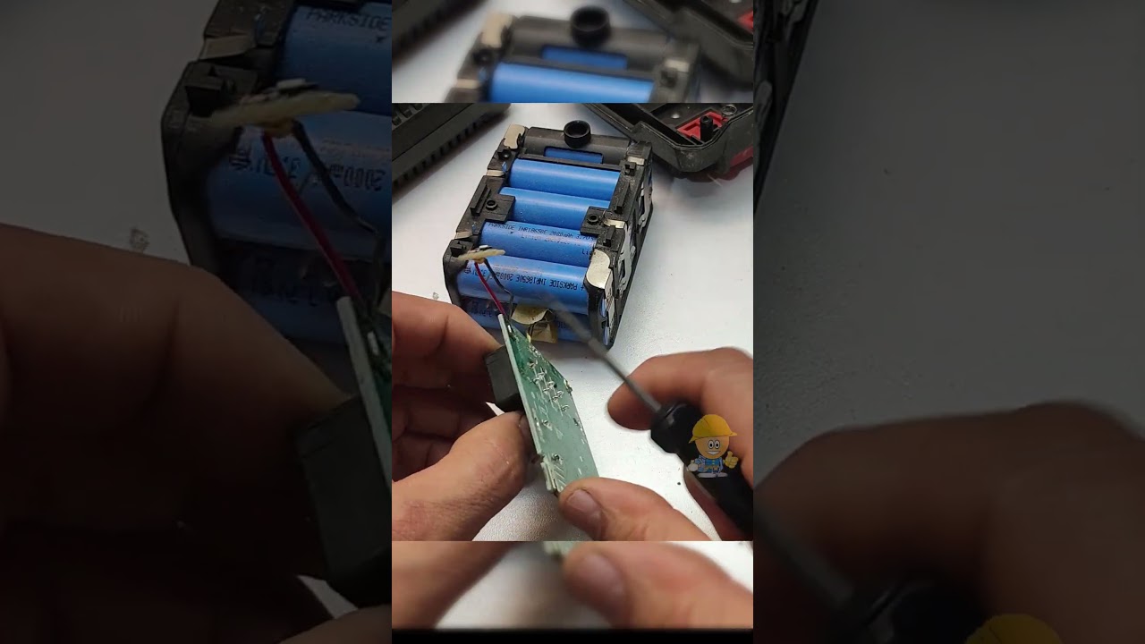 Parkside 20V 4Ah BMS Board Problems Repair Not Charging Green LED is On 2