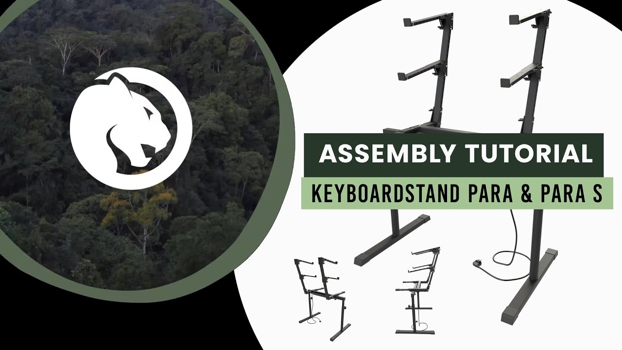 Blackpanthersystem Assembly Tutorial: Para / Para S Keyboard Stand (3 Levels)