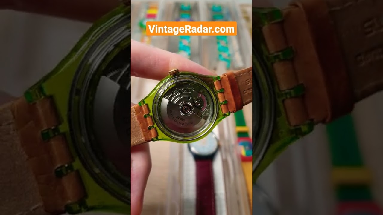 Vintage Swatch Automatic Watch | 1990s Swiss Made Automatic Watch Movement