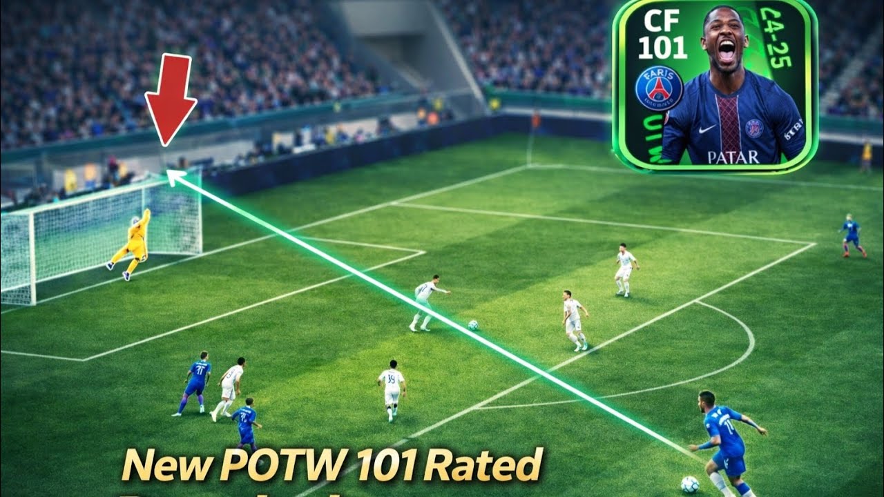 🔥 DEMBELE 101 POTW INSANE SHOT! 🔥 | Next-Level Football Skills @GojogamingYT-y13 