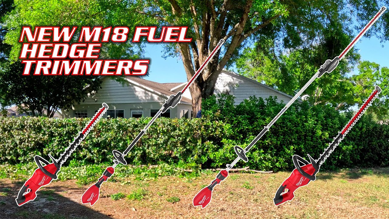 NEW M18 FUEL Articulating Hedge Trimmers from Milwaukee