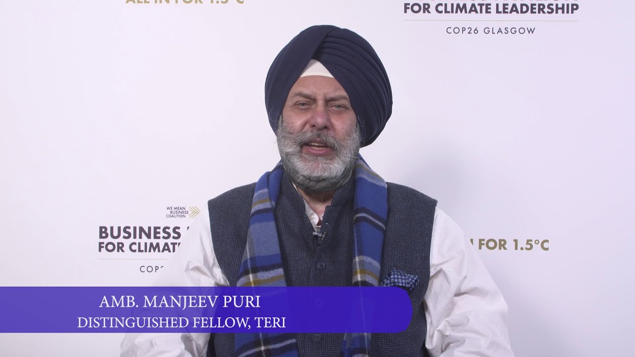 India has shown leadership in climate action at COP26: Ambassador Manjeev Puri