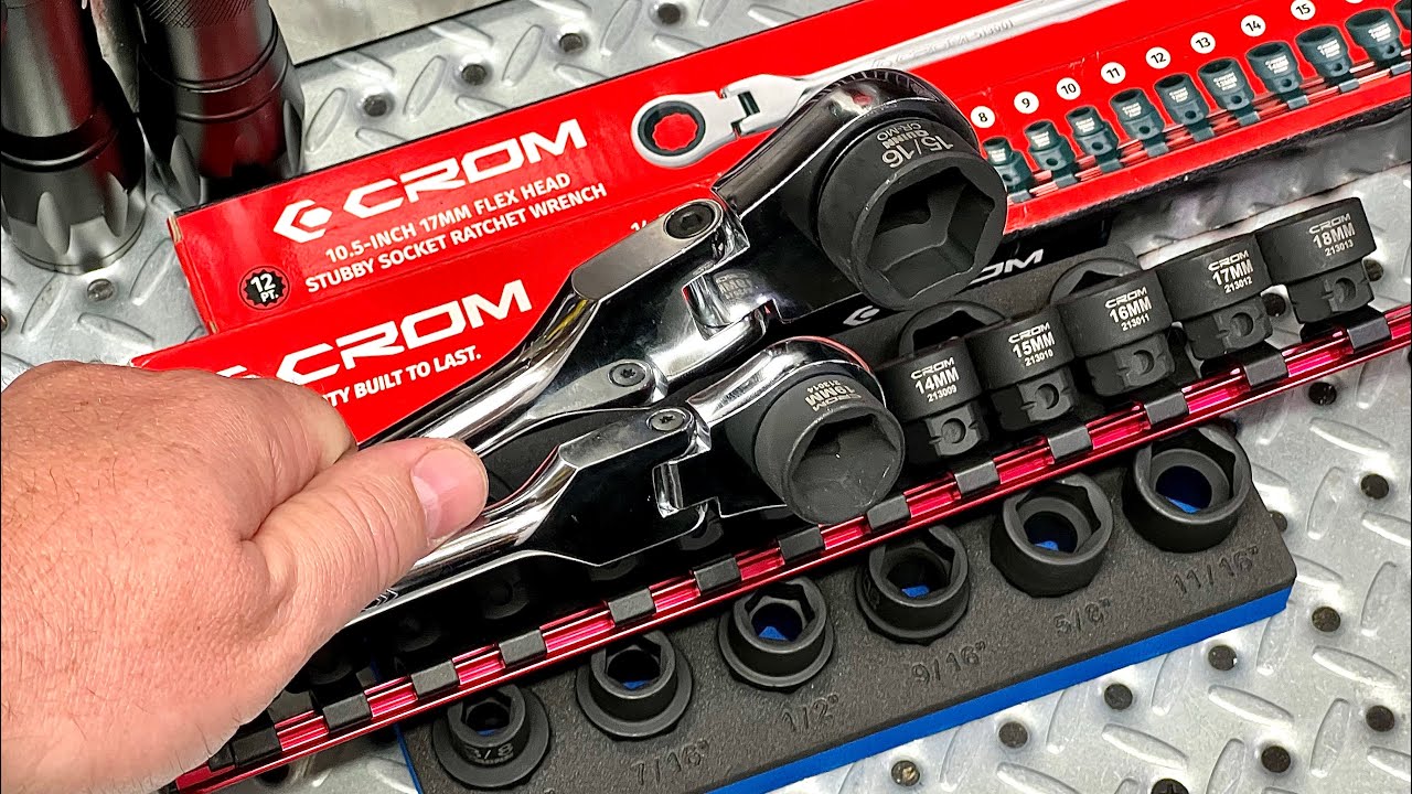 CROM - New Stubby 3/8” Impact Socket Set & Ratcheting Wrench - Comparable to Astro?