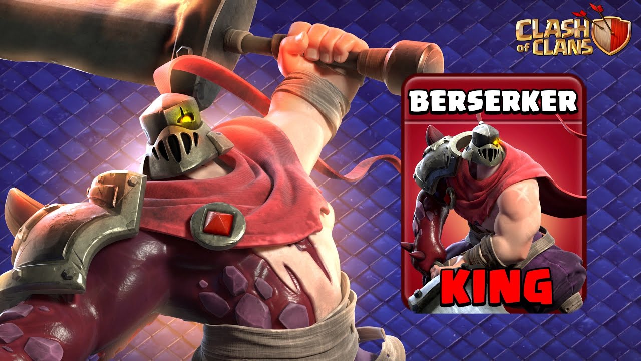NEW Berserker King Skin Review! (Clash Of Clans)