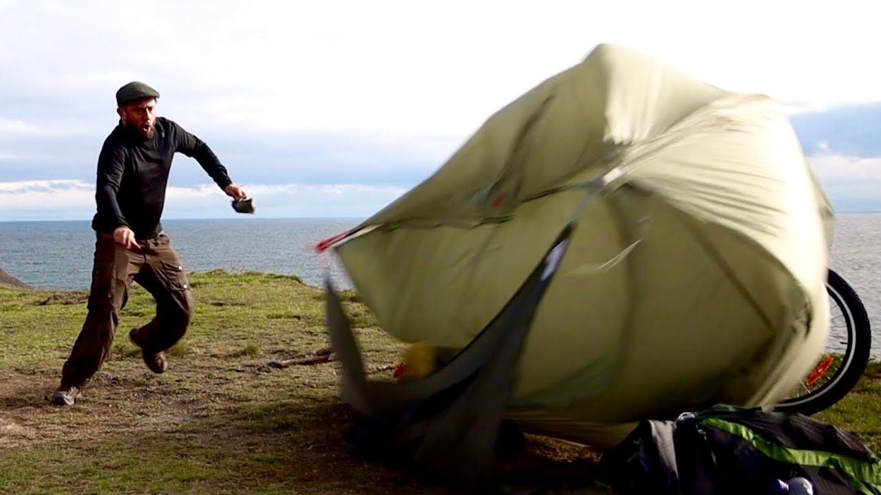Solo Camping in Wind and Rain (I Almost Lost my Tent)