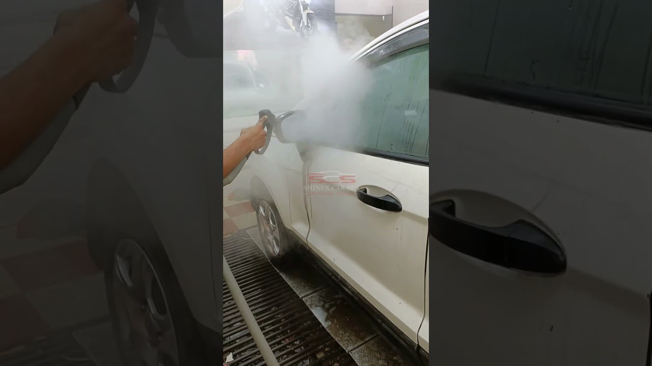 Mud Be Gone!🚗✨ | Instant Dirt Removal with Steam Wash
