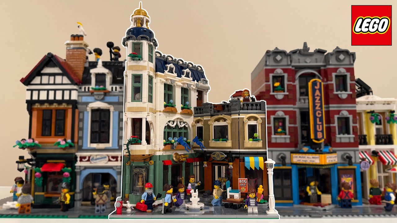 Обманчиво сложный... | Обзор и сравнение LEGO Shopping Street!