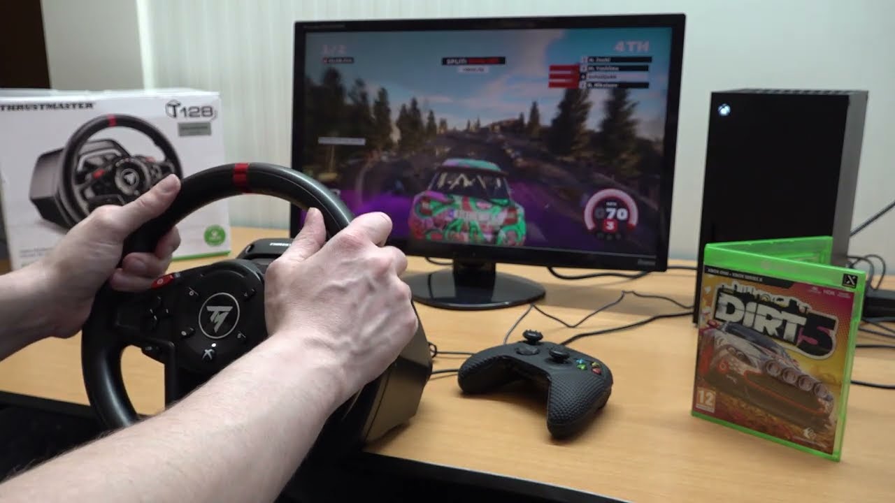 T128 Thrustmaster Racing Wheel Game Testing Review 🙌