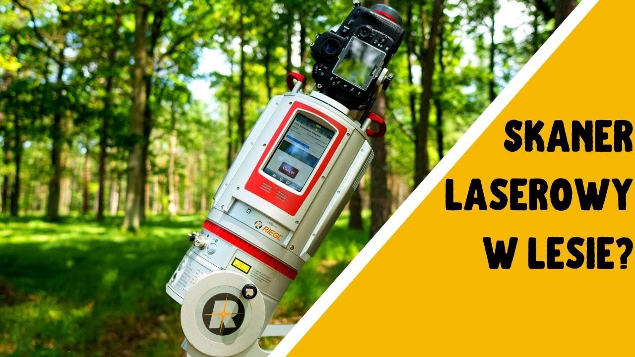 Model 3D lasu - naziemne skanowanie laserowe. Profesor Piotr Wężyk