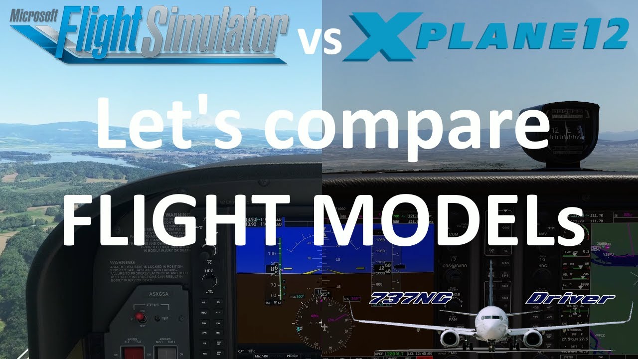 X-Plane12 or MSFS? Let's compare the FLIGHT MODELS directly| Real Airline Pilot