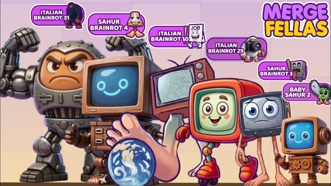 Merge Fellas BOSS + BOSS⁉️ITALIAN BRAINROT 31,29,10, SAHUR 4,3 & BABY SAHUR 2 - New Update Ultimate