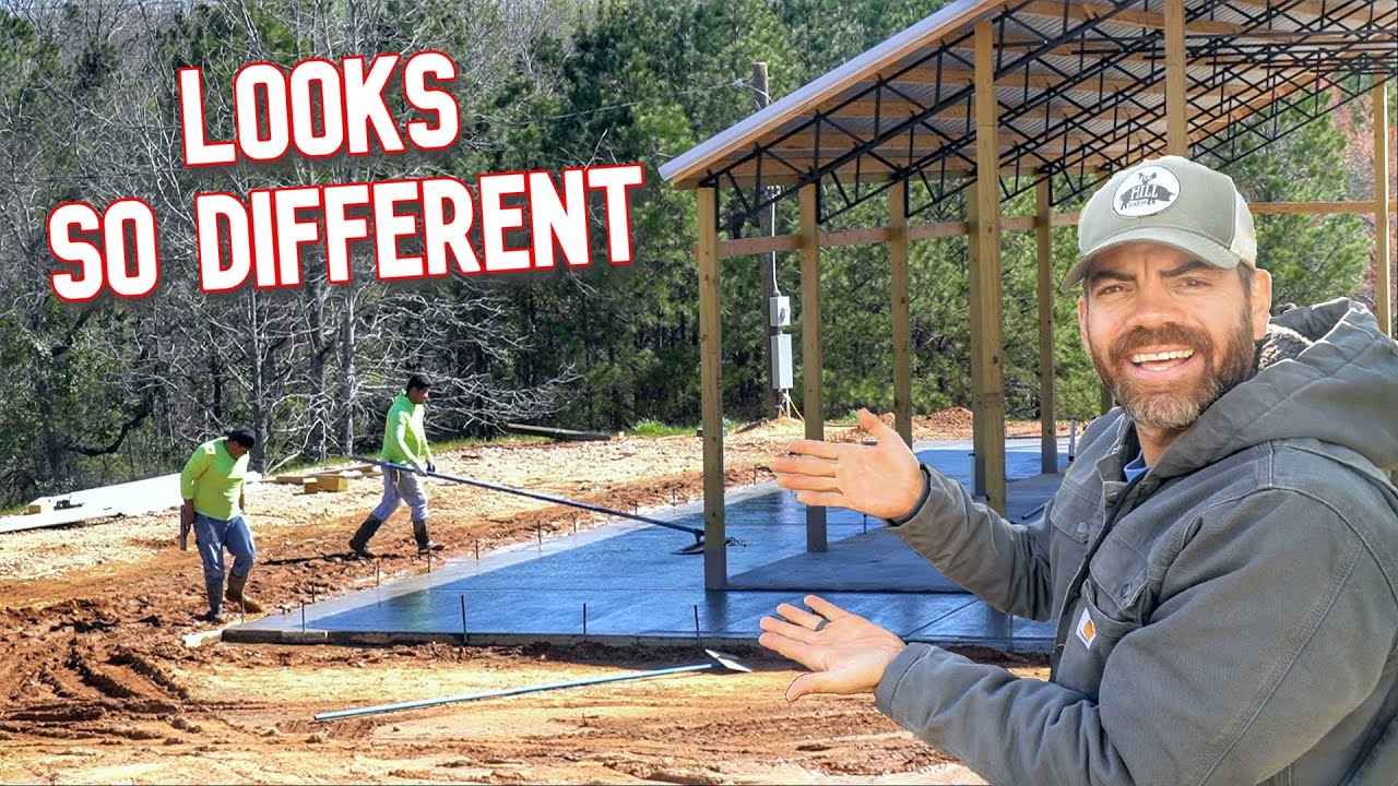 Porches Are Poured And What A HUGE Change!