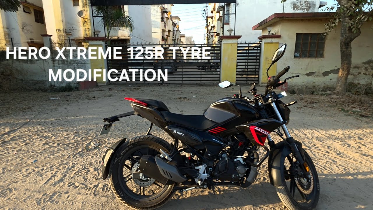Hero Xtreme 125r | modification | Tyre modification | 🤍🍂 |
