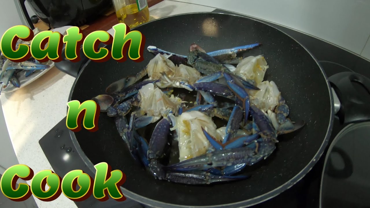 Catching Crabs at midnight - Bait wars - Chicken vs Fish - Catch and Cook