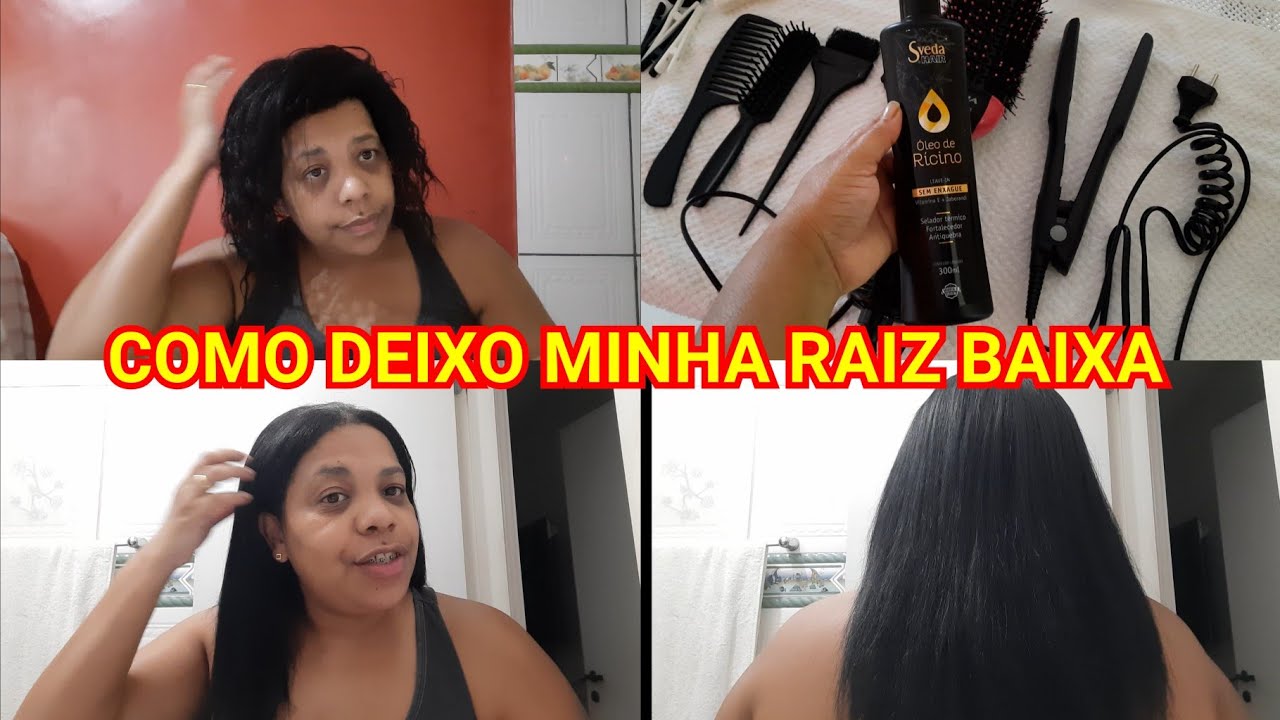 COMO DISFARÇAR A RAIZ ALTA DO CABELO, SEIS MESES SEM QUÍMICA |Ana Carolina #cabeloalisado #transição
