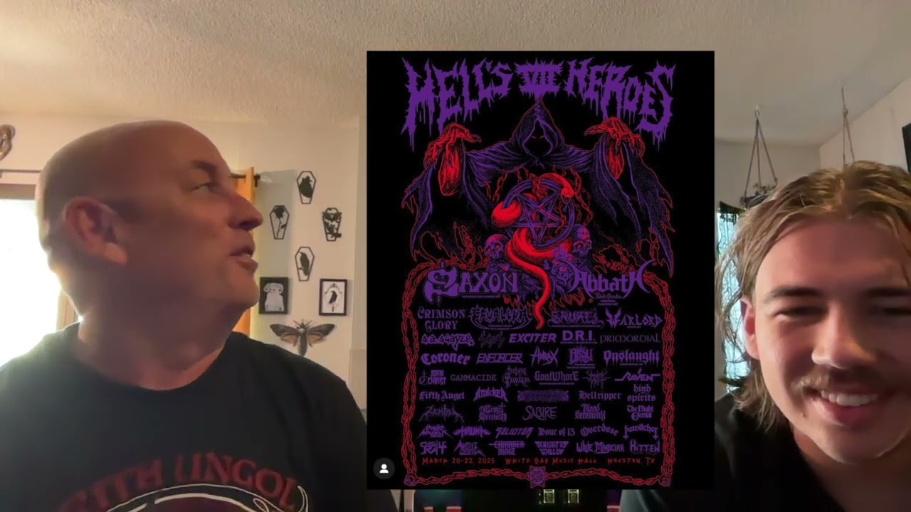 Final Lineup revealed HELL'S HEROES 2025 Houston TX March 20-22