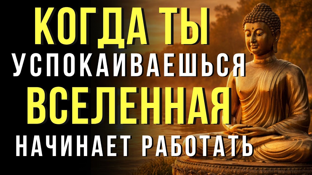 Когда ты успокаиваешься — Вселенная начинает работать: буддийская мудрость для души
