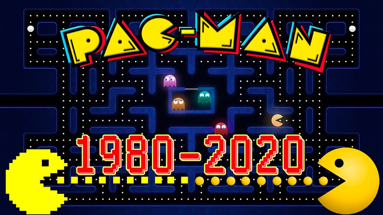 История / Эволюция Pac-Man 1980 - 2020