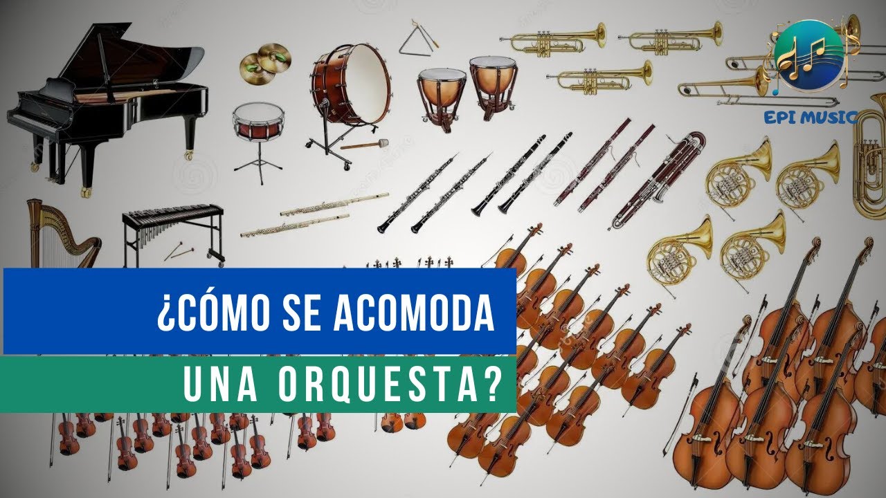 ¿CÓMO SE COLOCAN LOS INSTRUMENTOS EN UNA ORQUESTA SINFÓNICA?