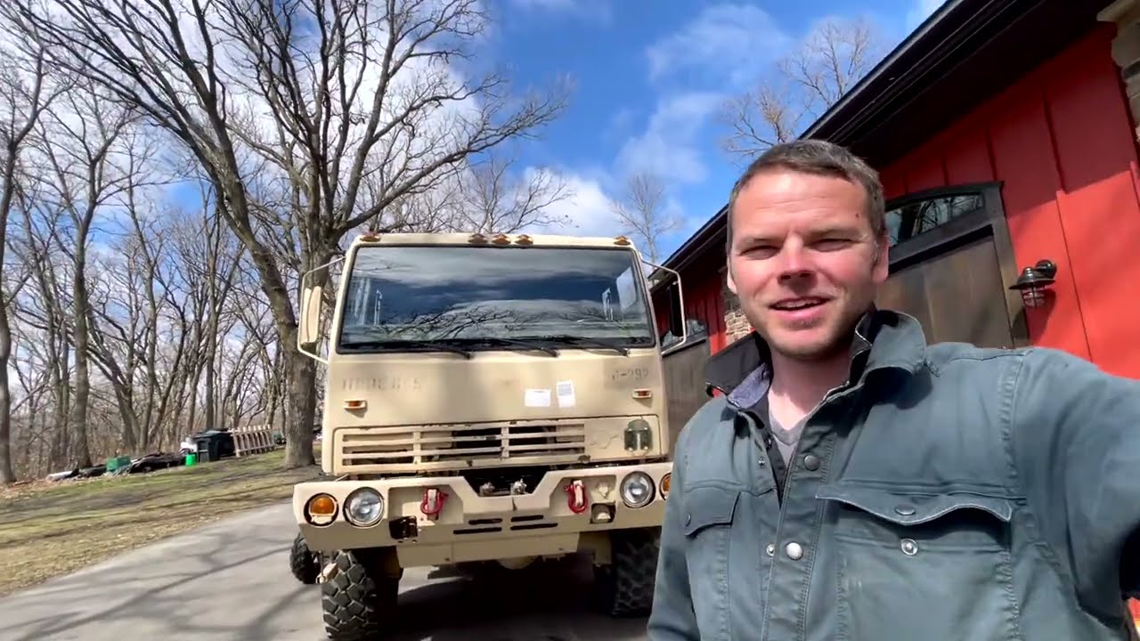 1998 Stewart & Stevenson LMTV M1078 с краном