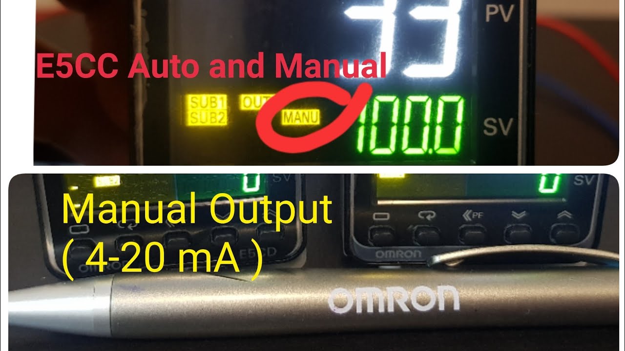 How to E5CC Auto and Manual Linear Current Output ( 4-20 mA ) Select Addition