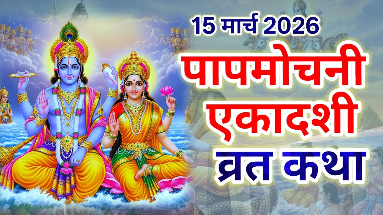 पापमोचनी एकादशी व्रत कथा 2026 || paapmochani ekadashi vrat katha || ekadashi vrat katha ||