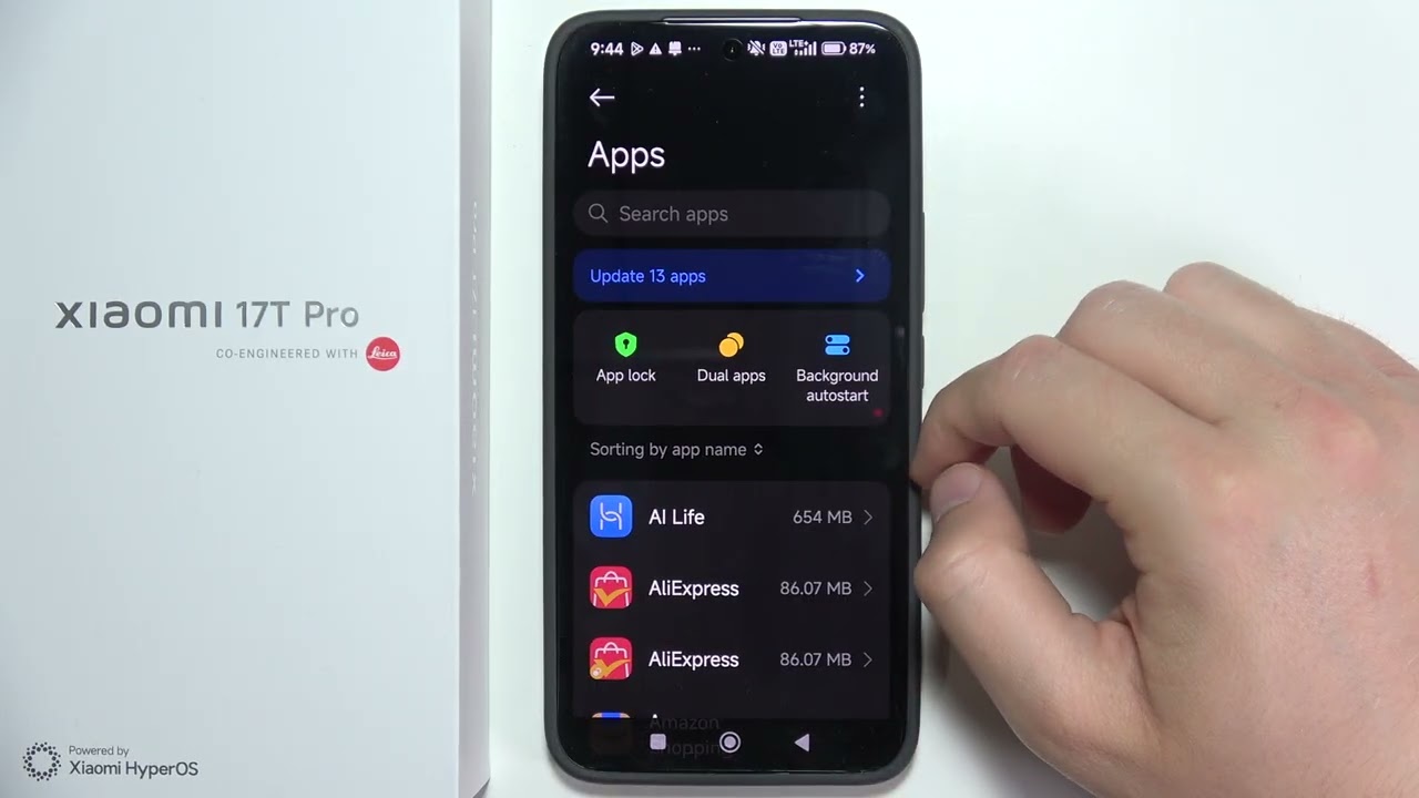 Xiaomi 17T/17T Pro: как управлять сетевыми подключениями приложений