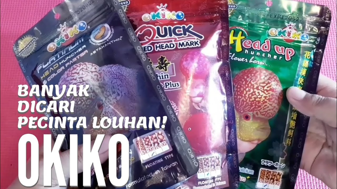 TIPS & TRICKS || OKIKO - PELET/PAKAN IKAN LOUHAN YANG BANYAK DICARI PECINTA IKAN LOUHAN