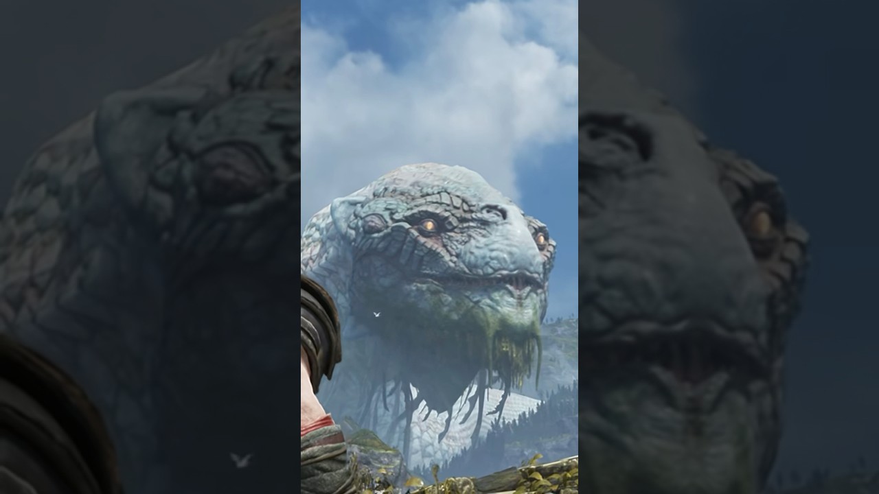 When you piss off the world serpent | God of War