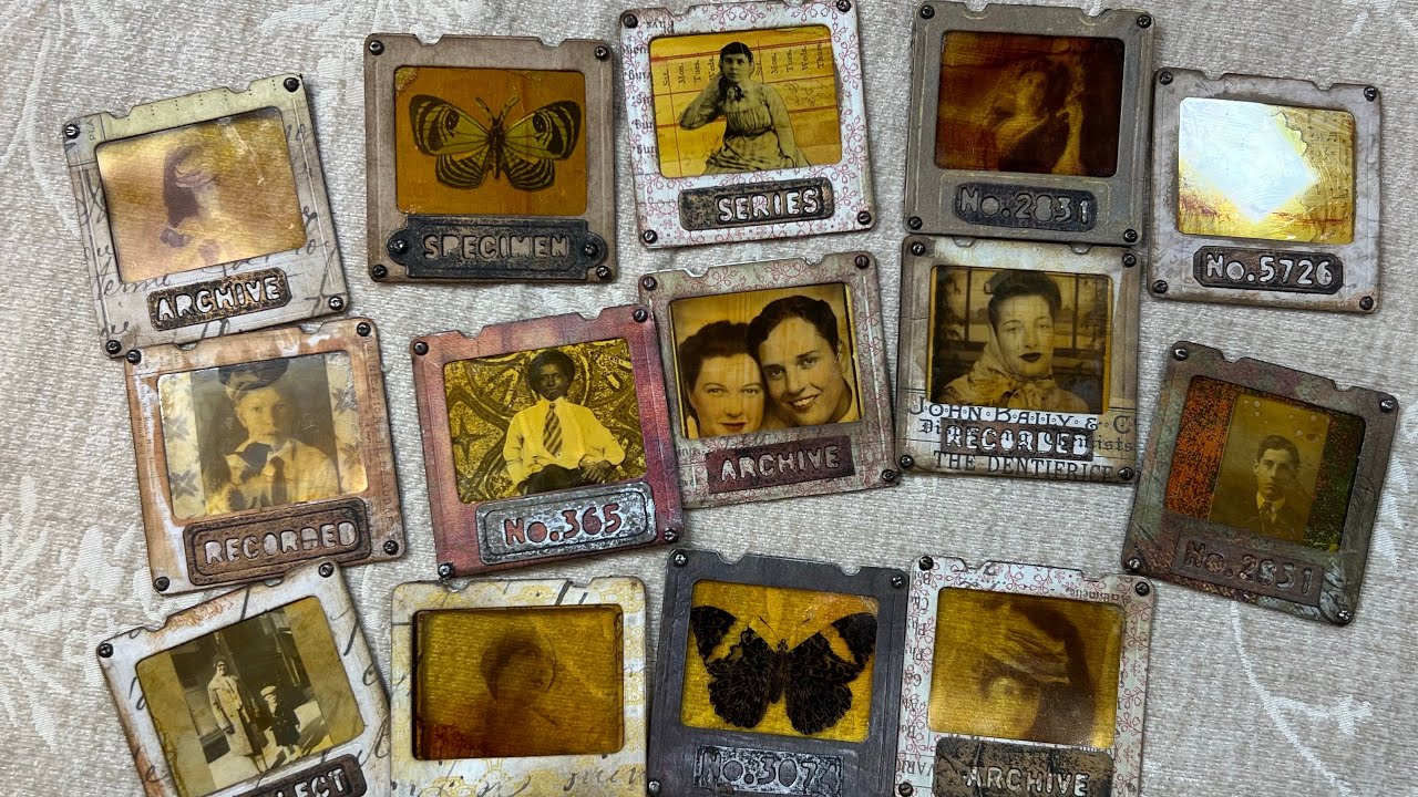 Slides with Tim Holtz Chapter 3 Die
