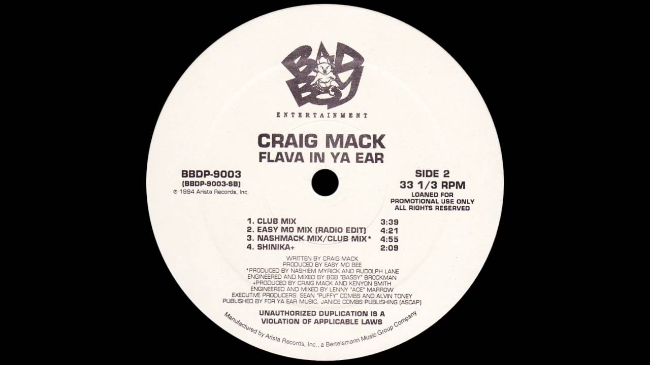 Craig Mack -  Flava In Ya Ear (Club Mix)