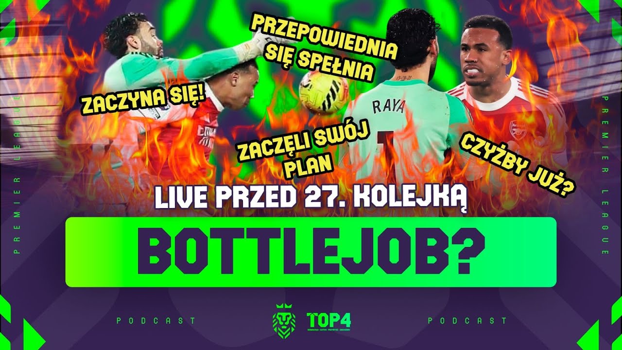 ARSENAL ZNÓW TO ZROBI?! TUDOR Z DEBIUTEM W NLD. GORDON KRÓLEM LM - LIVE PRZED 27. KOLEJKĄ