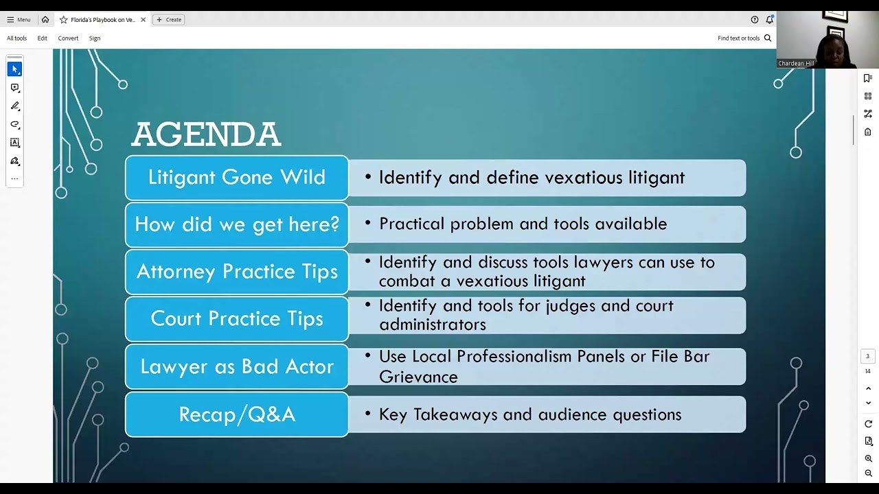 CLE: Florida’s Playbook on Vexatious Litigation