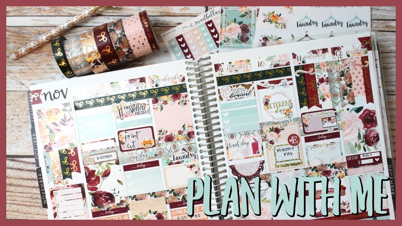 PLAN WITH ME ll NOV 6-12 ll COLLAB WITH MRS MOM NEXT DOOR