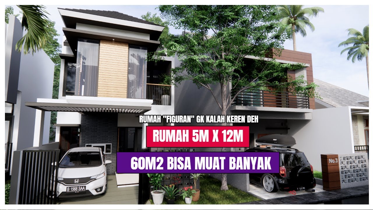 Bikin rumah 5x12 terlihat Gagah seperti Rumah Mewah