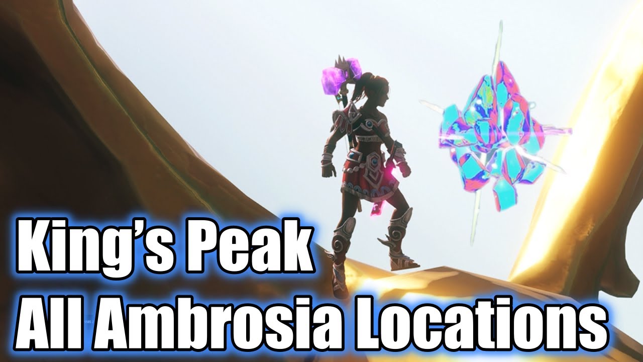 Immortals Fenyx Rising - All Ambrosia Locations - King’s Peak