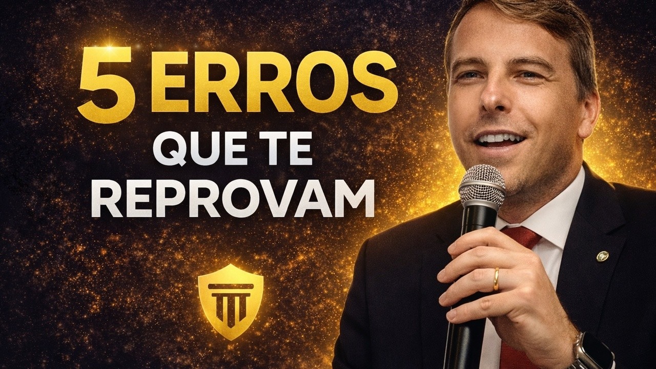 5 erros que impedem sua aprovação em concursos jurídicos