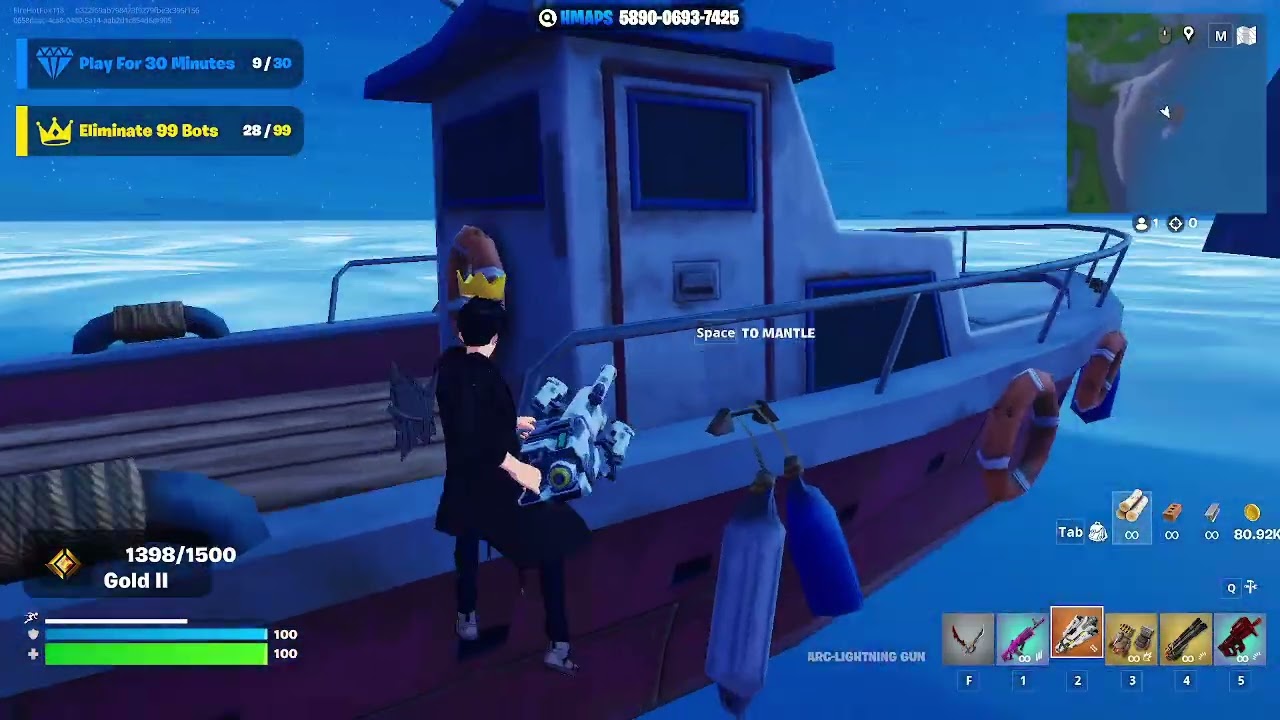 I played fornite
