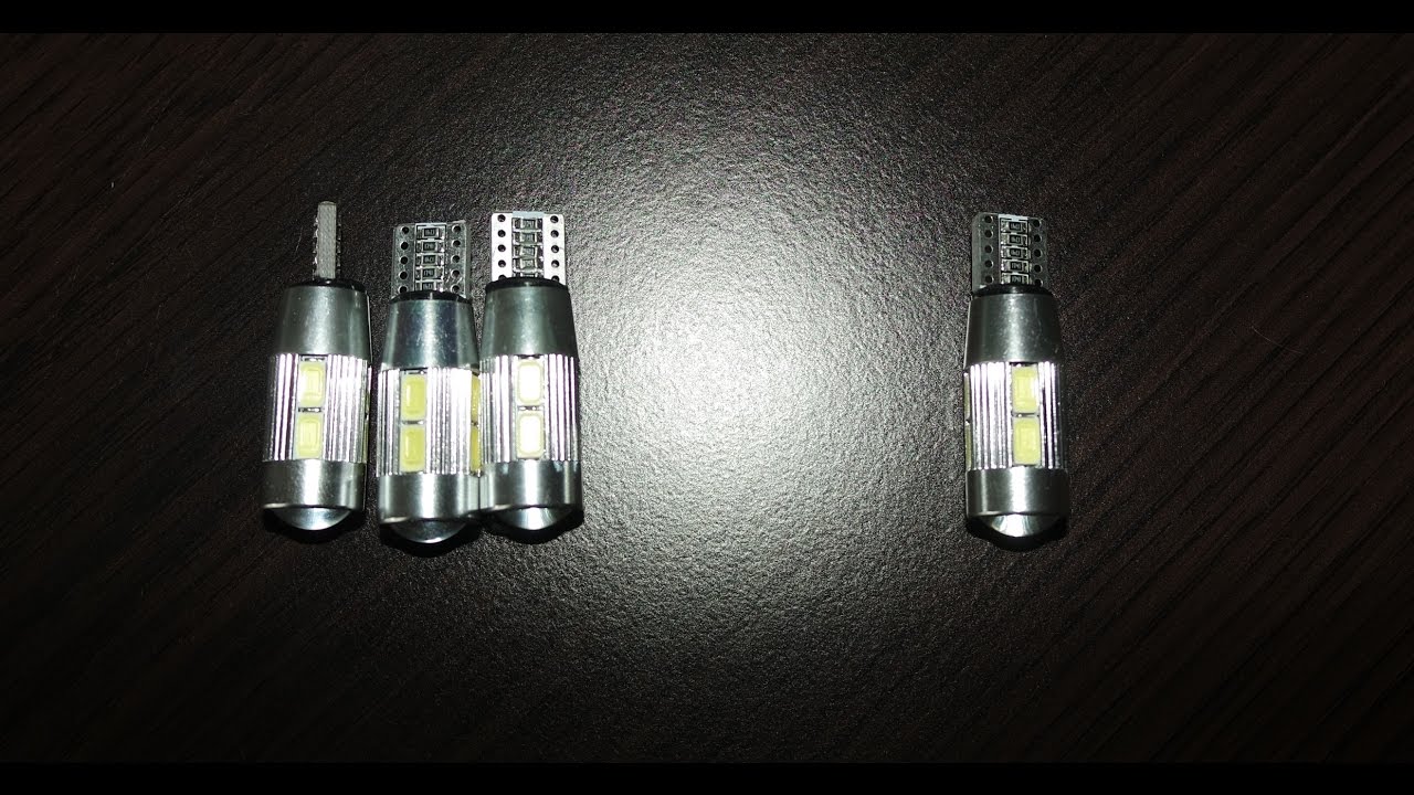 Żar&oacute;wka W5W 10 SMD Led postojowa CAN BUS