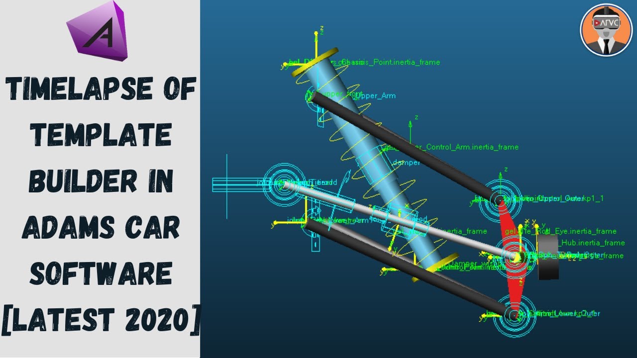 🏁 TimeLapse Of Template Builder In Adams Car Software | Get Yourself Familiar With Custom Template |