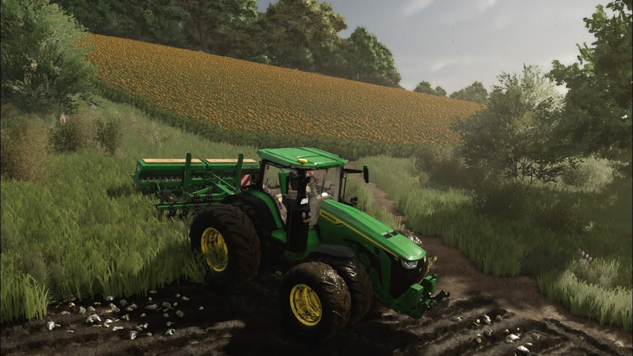 Jogando no mapa Racho Fundo Farming simulator 25