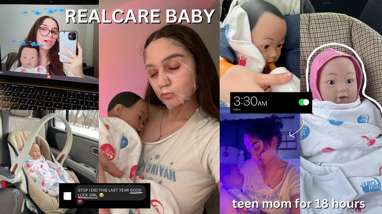 Мама-подросток робота-ребёнка🍼 | realcare baby project